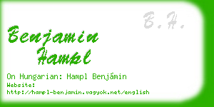benjamin hampl business card