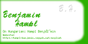 benjamin hampl business card